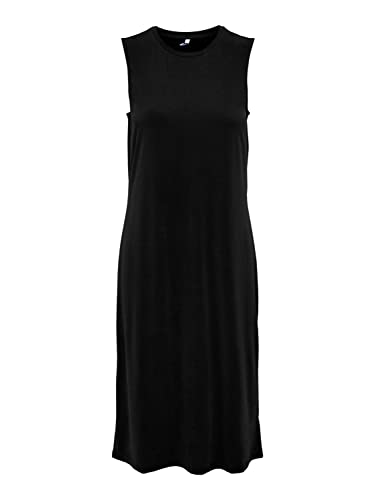 ONLY Damen Onlfree S/L Modal Dress JRS Noos, Schwarz, XL