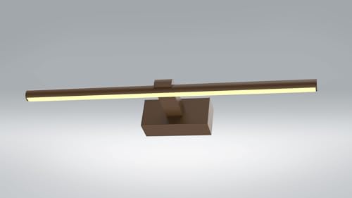 Premium Contemporary Picture Light - Linear Bar Design, Metallic Finish, Minimalist Accent Lighting (Metallic Coffee Brown, Powder Coated)