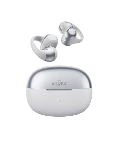 SHOKZ OpenDots 2 Open-Ear Clip-On Earbuds, Grey, Dolby Audio, 3 Mics - image 1