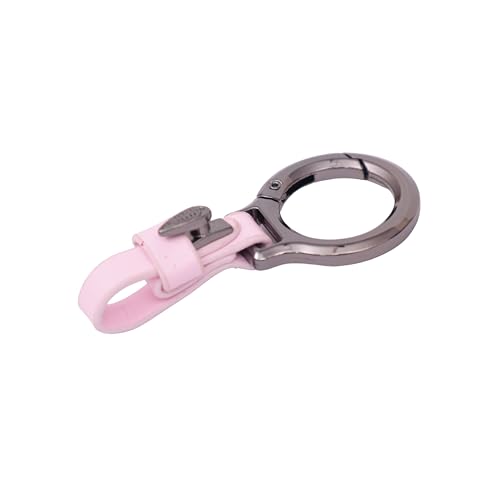 Image of BROGBUS Unisex Belt Loop Vegan Leather Key Ring Keychain for Keys Car and Bike