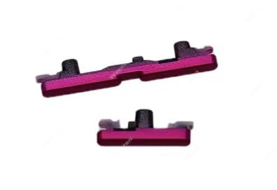 Backer The Brand Compatible with Motorola Moto Edge 50 Fusion Replacement Side Key Side On Off and Volume Button Out Rubber Pink-image-21