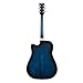 Ibanez PF15ECE-TBS Electro-Acoustic Guitar, Transparent Blue Sunburst