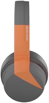 Sonic Lamb Headphones with Built-in Subwoofers to FEEEEL Your Music. Over-Ear Design. Dual Pairing with USB Digital Audio - Ember Gray (Carry case Sold Separately)