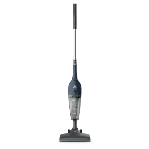 Aspirador pó vertical com fio portátil de mão 2 em 1 1450W cabo 5m capacidade 1,6L filtro HEPA Electrolux STK14 Azul Denim 127v