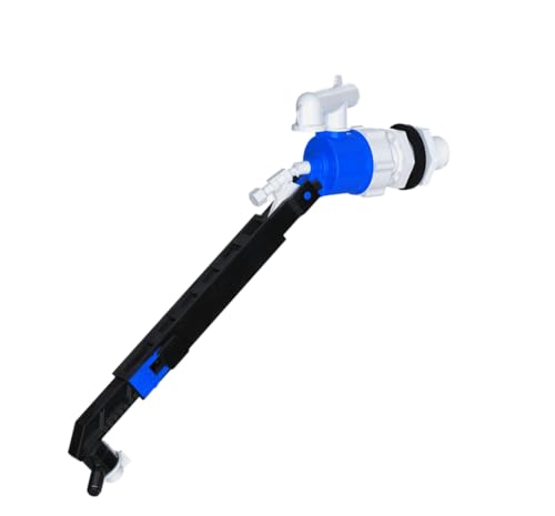 PlumbEZ Universal Side Entry Toilet Cistern Fill Valve with Adjustable Float Arm - 1/2" Toilet Inlet Valve, Side Entry Fill Ball Valve with Float - Image 5