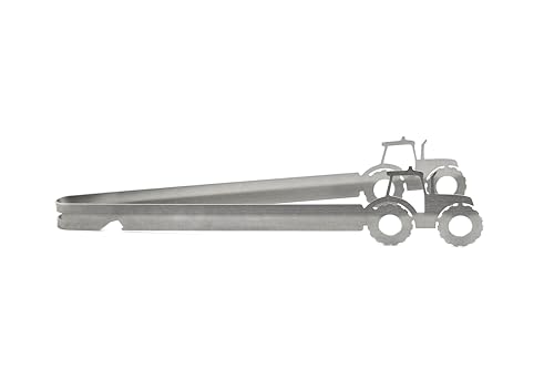Grillzange Motiv Traktor, spülmaschinengeeignet, Geschenkidee, Männergeschenk, Landwirt, Bauer, Trekker, Bulldog