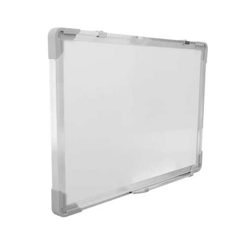 Pizarra colgante, Borrado en seco los 40x30x2cm del marco de aluminio montado la pared blanco pizarra