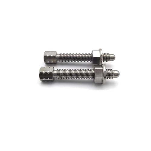 Vis à tête hexagonale creuse M8x1,25 pas de vis métrique tendeur chaîne moto