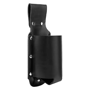 Taille Beer Holster,PU lederen draagbare wijnfles drank riem kan houder tassen zwart