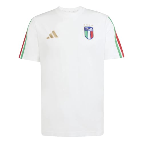 adidas FIGC Italy Italien T-Shirt (DE/NL/SE/PL Alphanumerisch XL Regular Regular White)