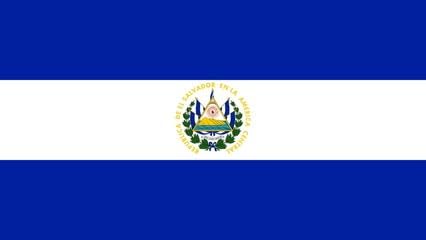 Image of Set of 5 National Flag Themed Sticker Decal of Flag, Country Map, Circular Shape, Heart Shape and with USA Flag for Car, Phone, Laptop, Mug, Bottle, Textbooks (El Salvador)