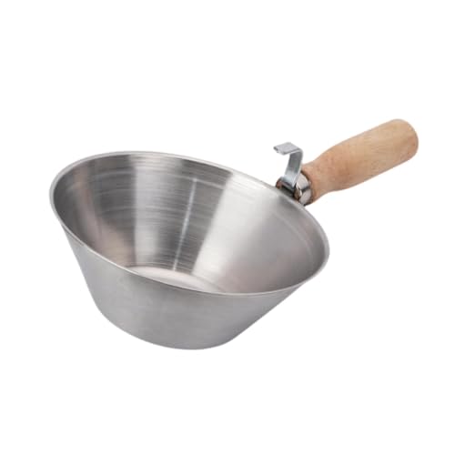 MYCENSE Cement Bucket Scoops with Wood Handle
