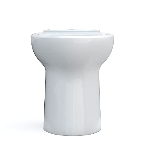 TOTO Drake Elongated TORNADO FLUSH Toilet Bowl with CEFIONTECT, Cotton White - C776CEG#01 - image 4