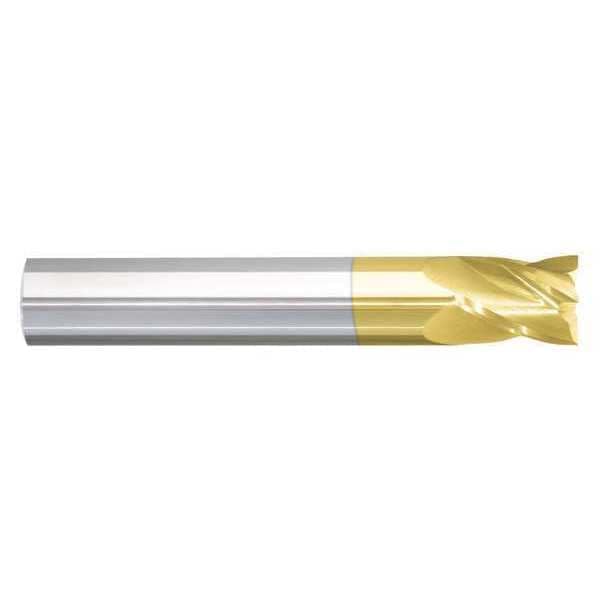 End Mill, 1/4 in.4 Flutes, TiN