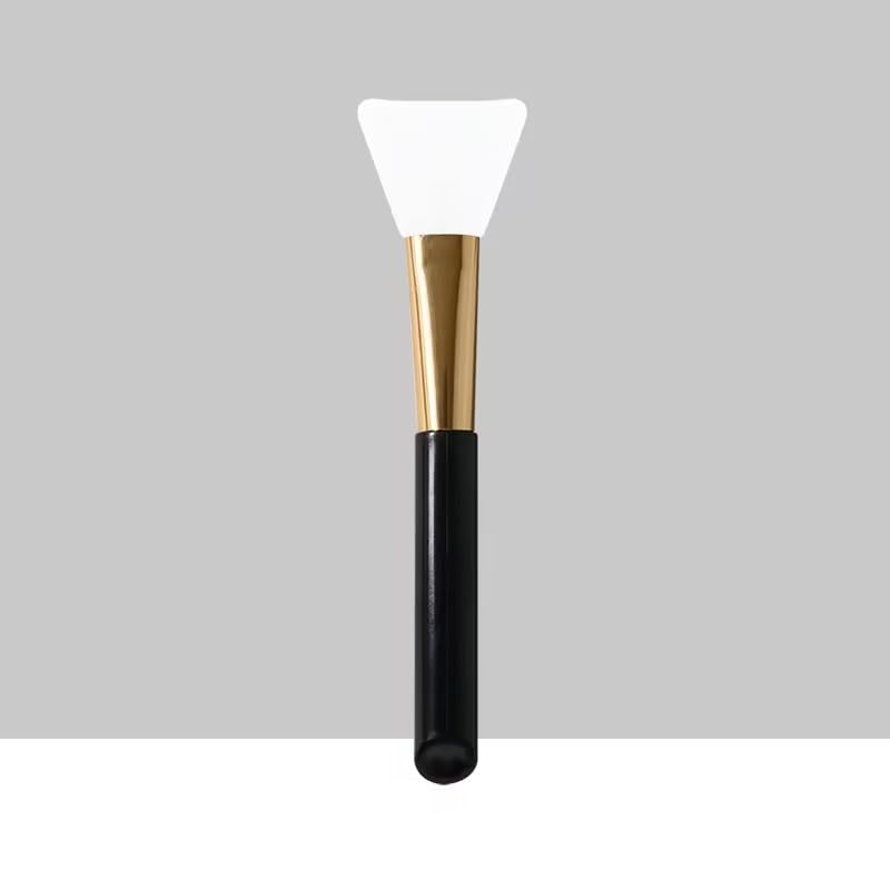 Silicone Facial Mask Brush Soft Head with Scraper Integrated Dual-use Mud Mixing Applicator Film Face Mask Applicator Brush for Sleeping Mask, Mud Mask and Body Butter, Makeup Brush Sets and Kits