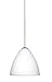 Besa 1XT-177907-SN Contemporary Modern One Light Pendant from Mia Collection in Pewter, Nickel, Silver Finish,