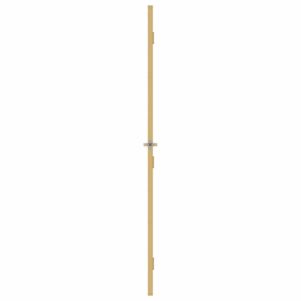 vidaXL Porte Intérieure Mince Moderne, Vitrée pour Chambre et Salle de Bain, Doré 93x201,5 cm Verre Trempé Aluminium
