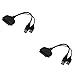 OSALADI 2pcs Hard Drive Adapter Cable HDD USB Adapter Power Splitter USB Hard Drive Adapter USB Converter to USB Adaptor Hard Drive Data Cable Laptop Easy to Driver