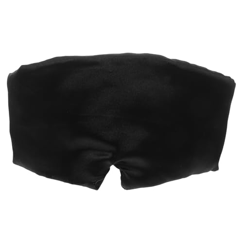 Abaodam 2個 ?真シルク製冷感ソフトスリープマスク 肌に優しい長遮光 アイケア 旅行用フライトアイマスク 快適装着 耳圧軽減設計