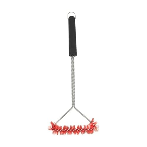 Farberware BBQ Nylon Spiral Grill Brush, Woven, Rust-Resistant Bristles, Includes Storage Ring