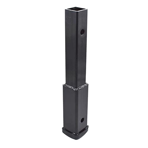 Silscvtt 12 Inch Trailer Hitch Extension Receiver 2 Inch 5/8 Inch Pin Hole 4000 LBS Tow