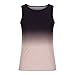 Mens Ombre Tank Top Sleeveless Tee Muscle Shirt Soft Stretch Comfy Casual Summer Beach Gym Workout Top for Teen Boys Khaki