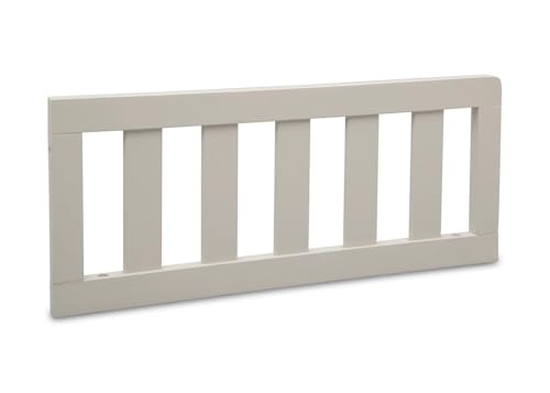 Toddler Bed Safety Guard Rail Compatible with Delta Children Convertible Cribs - Solid Wood Rail for Convertible Crib to Toddler Bed Conversion - Safety Guard Rail (Moonstruck Grey - 1351 #0094)
