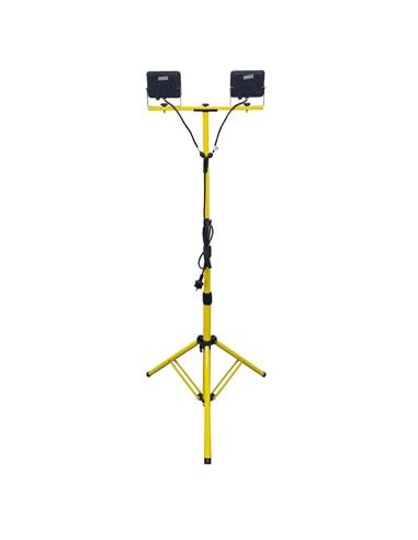 Doble foco LED con trípode 2x30W 6500K IP65
