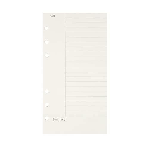 Image of Zelten Loose Leaf Punched Paper Refills Paper for 6 Hole Binder Personal Organizer Diary Notebook Refillable Planner (Connell,A6 /6 Hole)