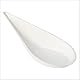MAXI PRODUCTS – 50 Stück Catering-Löffel „Tropfenform“ – 10 x 4 cm – Zuckerrohr Einweglöffel – Ideal für Catering, Events, Tapas, Verkostungen, Food Trucks – Kompostierbar & Nachhaltig