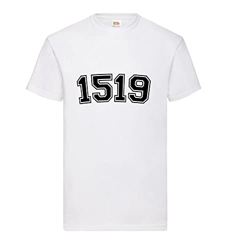T-shirt pour homme blanc grande taille XXXL vêtement col rond basique été 1519