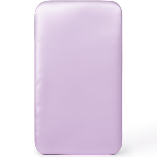 Satin Bedside Bassinet Sheet, Great for Baby Hair, Purple