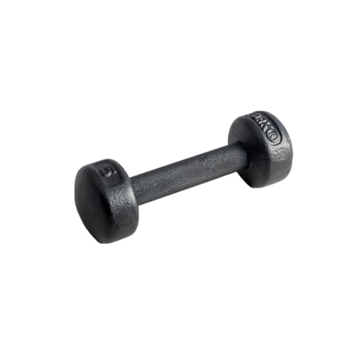 YORK Legacy Solid Round Dumbbell 5 LB, Black