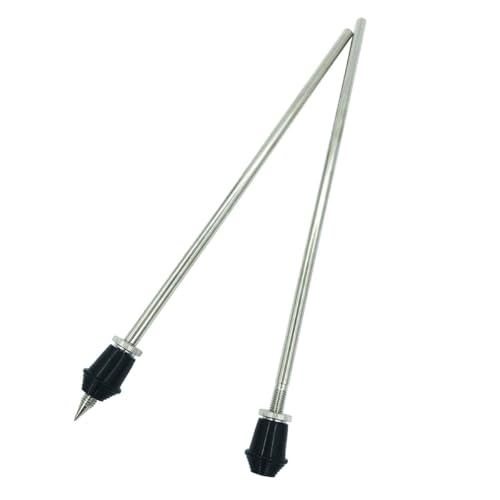 image for TUOREN 1 Pair Bass Drum Spurs Legs Vintage Metal Straight Floor Tom Le