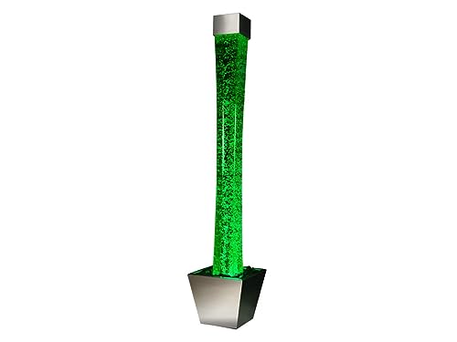 OZAIA Venta-unica - Columna de burbujas de agua con base GOBIE - LEDs de color cambiante - Alto 183 cm