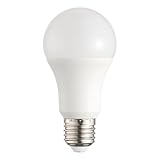 EGLO E27 LED Lampe dimmbar, Glühbirne 15 Watt (entspricht 100 Watt), 1521 Lumen, 3000 Kelvin, Leuchtmittel warmweiß, Glühlampe opal weiß, A60, Ø 6 cm