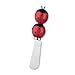 Supreme Housewares Ladybug Cheese Spreaders, Hand-Painted Resin Handles with Stainless Steel Blades for Spreading Cream Cheese, Butter, Jam, or Sandwich, Set of 4