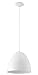 EGLO 92717A Coretto 1 Pendant, 11", Steel/Glossy White