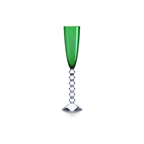 Baccarat Vega Flutissimo Flute Emerald, Single