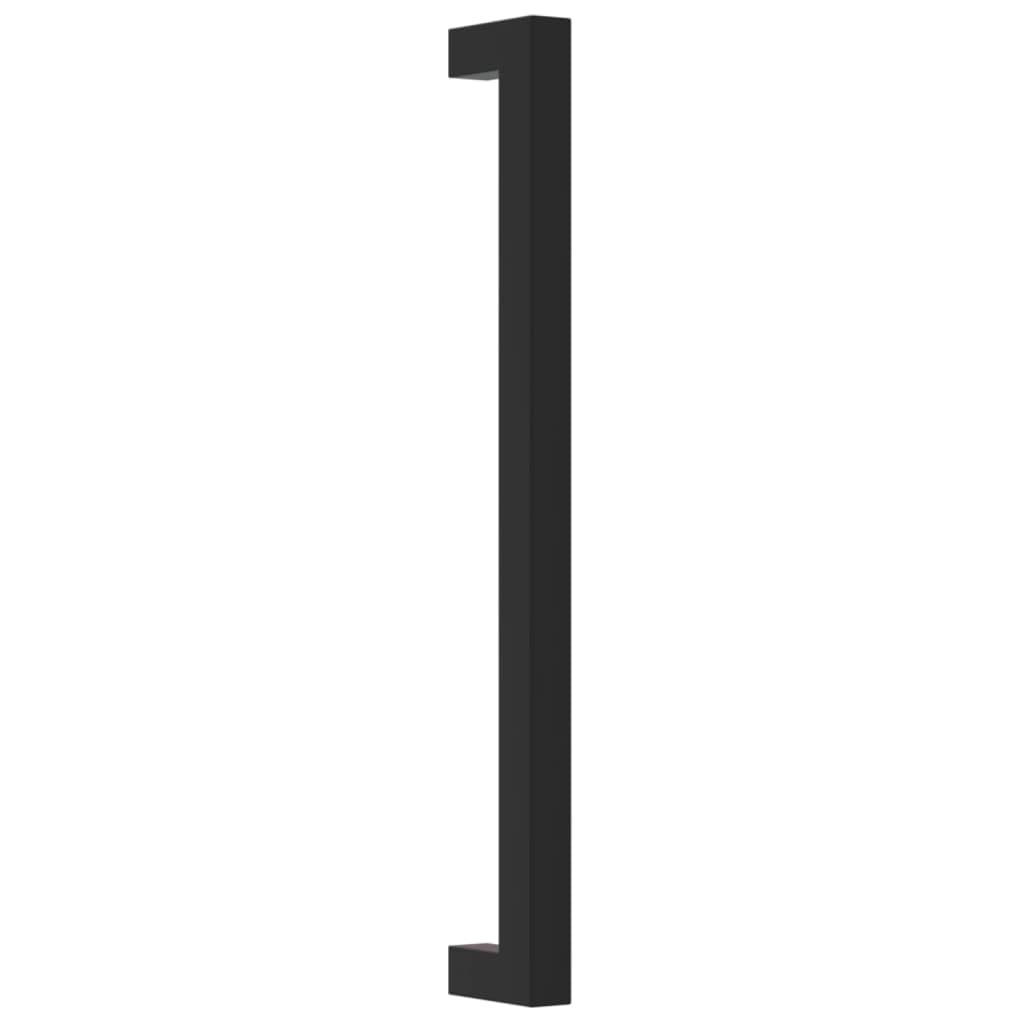 Möbelgriffe 10 Stk. Schwarz Edelstahl 224 mm Lochabstand, Schrank Schublade Tür Griff für Küche Bad Kleiderschrank Sideboard Vitrine DIY Montage