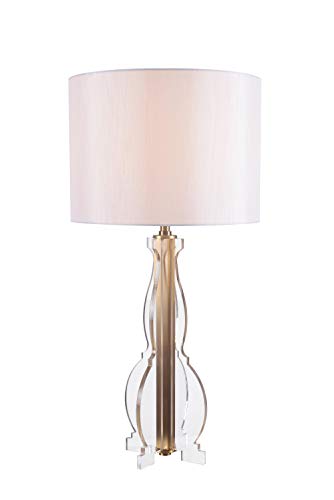 Kenroy Home 32751CLR Louise Table Lamps, Medium, Clear Acrylic and Gold Finish Kenroy Home 32751CLR Louise Table Lamps, Medium, Clear Acrylic and Gold Finish