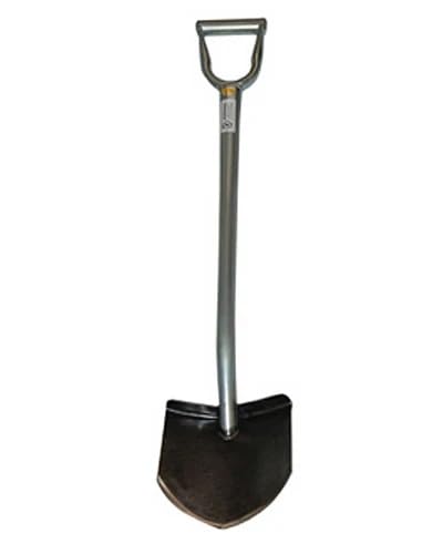 King of Spades DHV-PT-R D-Handle Round Point Shovel Aircraft-Grade Tubular Steel Self-Sharpening Blade Rust-Resistant 11 Blade / 42.5 Overall Length