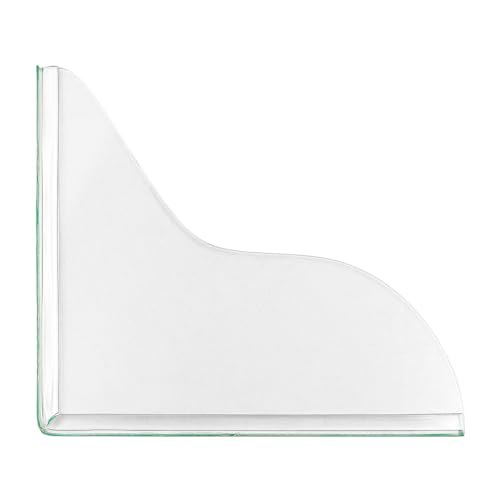 ANCLLO 2Pcs Shower Splash Guard Self- Adhesive Transparent Shower Water Guard Bath Corner Water Splash Guard to Keep Water in Shower for Washbasin Tubs Sinks