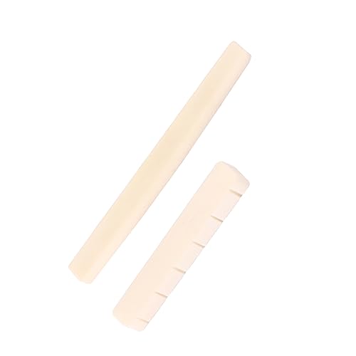 Wakauto Classic Guitar Beef Bone Bridge Nut Guitar Accessories Easy Install/remove