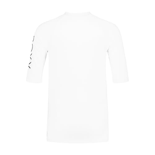 Image of Roxy Girls' Short Sleeve Whole Hearted Rashguard Shirt, UPF 50+ Sun Protection, Quick Dry