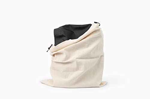 Image of Organic Cotton Shoes Storage Bags - Convenient Shoe Bags for Travel & Storage - Dust Proof Sneaker Bags - Easy to Pack, Convenient to Carry & Foldable Shoes Drawstring Bags (3 Large: 23 inchx19 inch)
