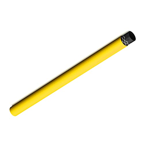 Yellow Garden Hose Pipe - 50 Metre Reinforced Anti-Kink Water Hosepipe Watering DX/1402735