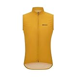 [サンティーニ] 防風 サイクリング ベスト ユニセックス [ RTR ] ウィンドプルーフ 伸縮性あり スリムフィット 秋や春向け オークルイエロー (2XLサイズ) 5W54575CRTR 【正規品】