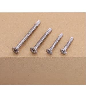 #14 x 2-1/2 pulgadas tornillos autorroscantes acero inox miniatura 4