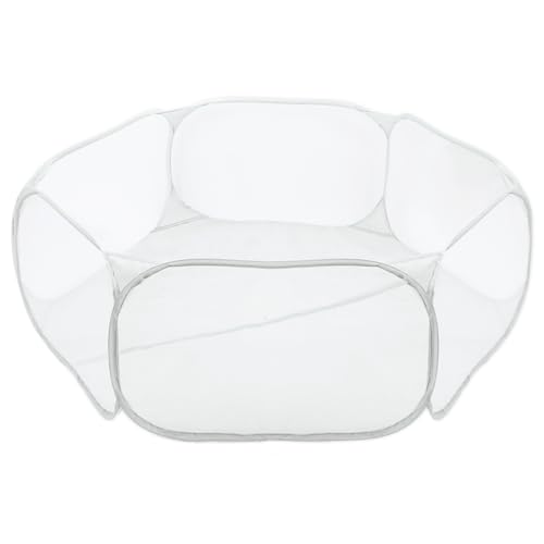 QWORK® Laufstall Haustiere, Faltbar Gehege für Tiere, Pop-up-Laufstall, für Meerschweinchen, Kaninchen, Hamster, Katzen, Hunde